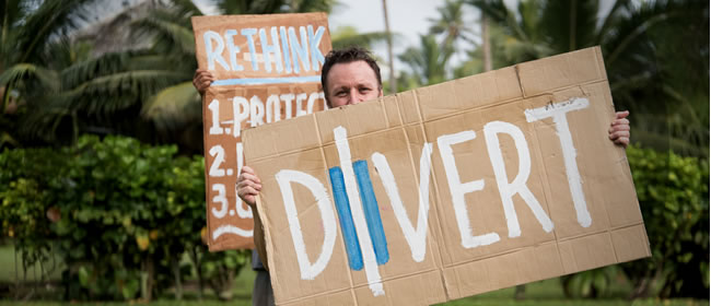 Te Vai Ora Maori Protest; Matavera, Rarotonga, 2 Dec 2019. 