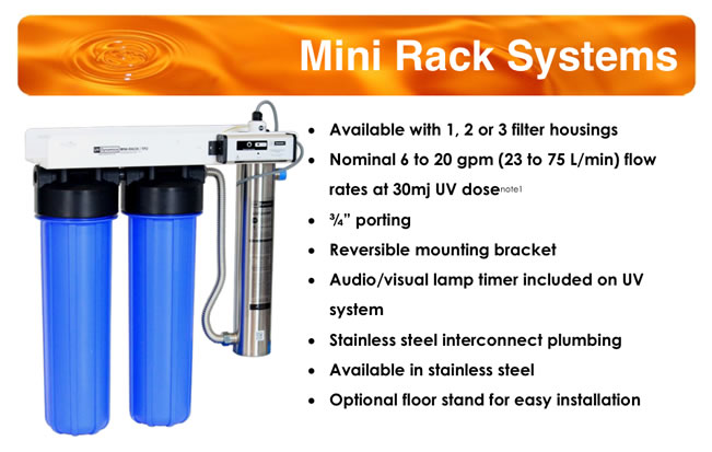 UV Dynamics Minirack system. 